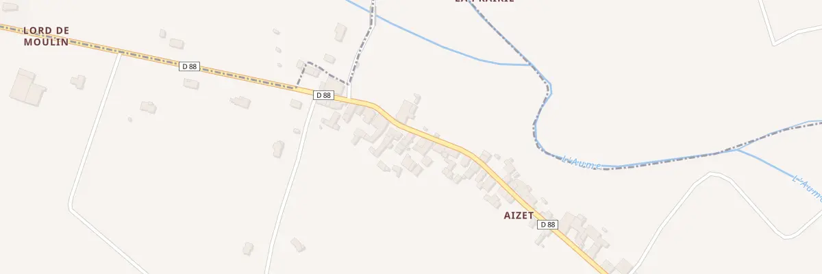 Plan du 5284 Aizet à Marcillac-Lanville