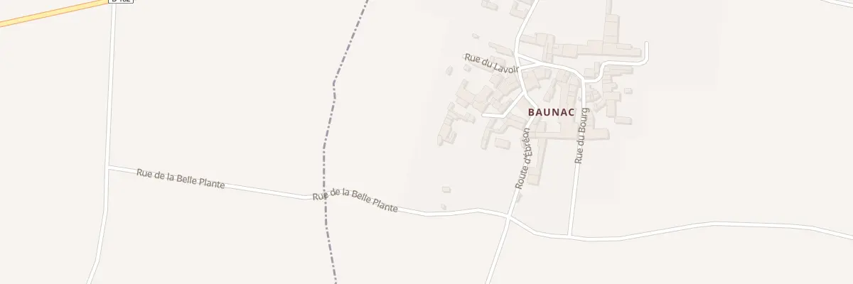 Plan du 5033 Baunac à Ébréon