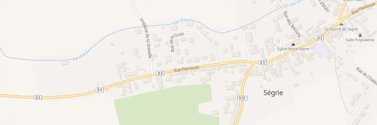 Plan du 35 Rue Pierreuse à Ségrie