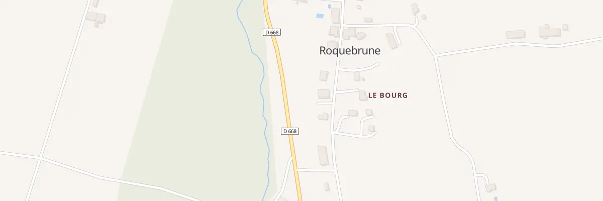 Plan du 9 Le Bourg à Roquebrune