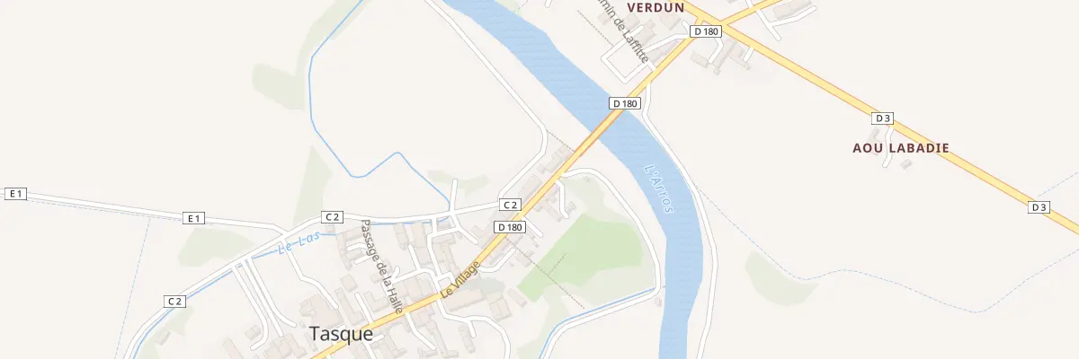 Plan du 5038 Au Village à Tasque