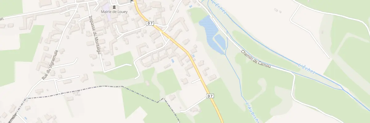 Plan du 12 Rue des Pyrénées à Louey