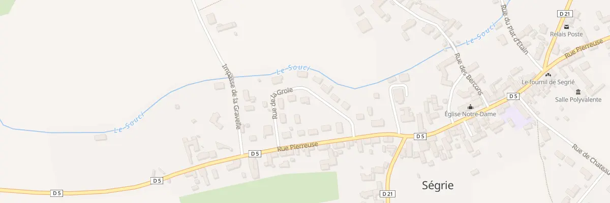 Plan du 6 Rue de la Groie à Ségrie
