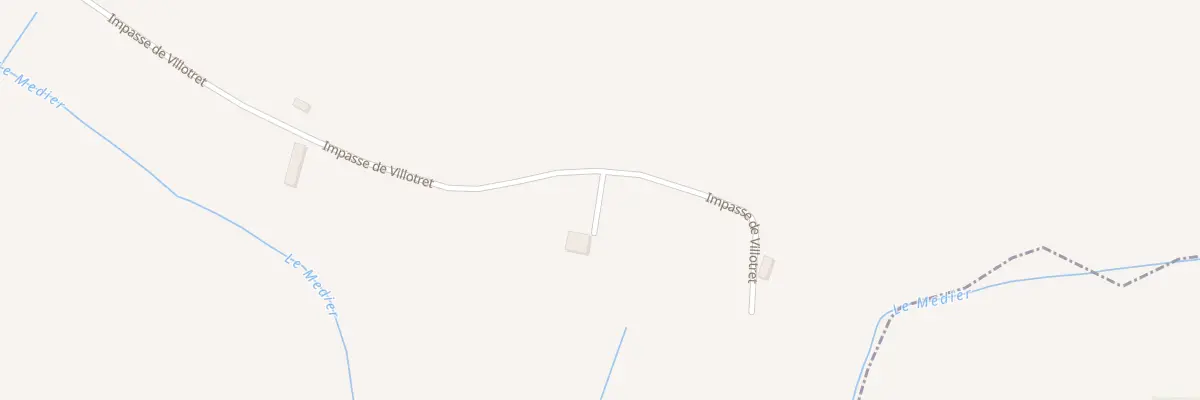 Plan du 41 La Peloune à Bourdelles