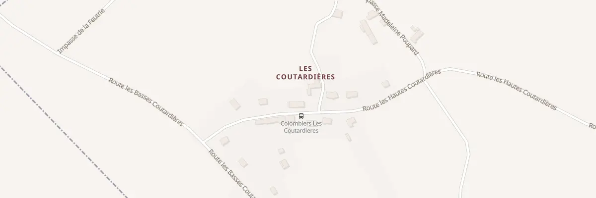 Plan du 36 Les Coutardieres à Colombiers