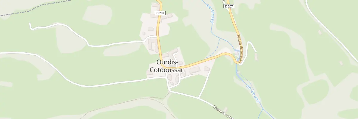 Plan du 1 Rte du Moulin à Ourdis-Cotdoussan