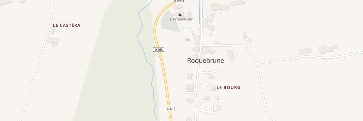 Plan du 11 Le Bourg à Roquebrune