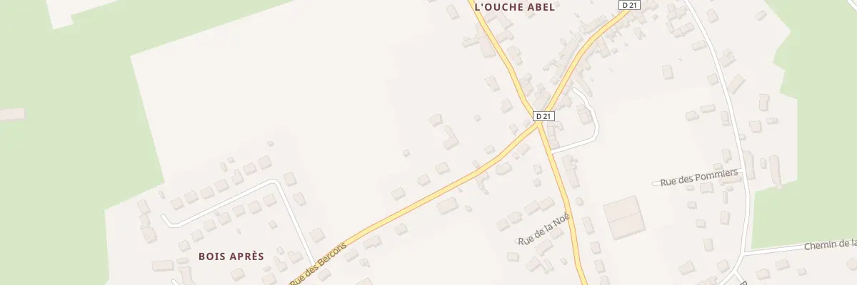 Plan du 6 Rue des Bercons à Saint-Aubin-de-Locquenay