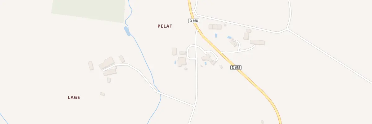 Plan du 3 Pelat à Roquebrune
