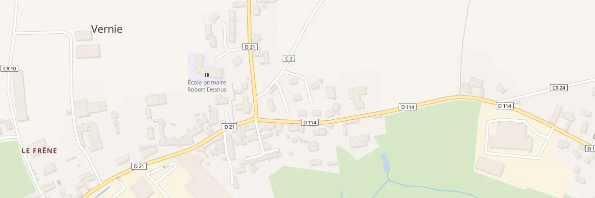 Plan du 4 Imp de Jouvigné à Vernie