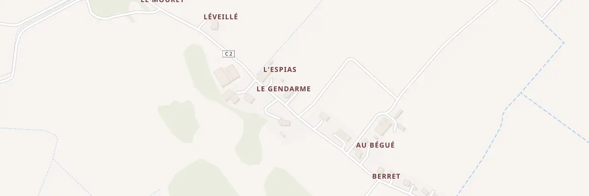 Plan du 5021 Le Gendarme à Bouzon-Gellenave