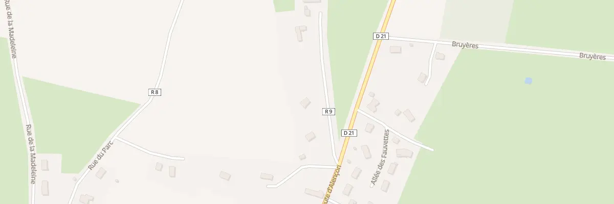 Plan du 5315 Les Bruyeres à Gesnes-le-Gandelin