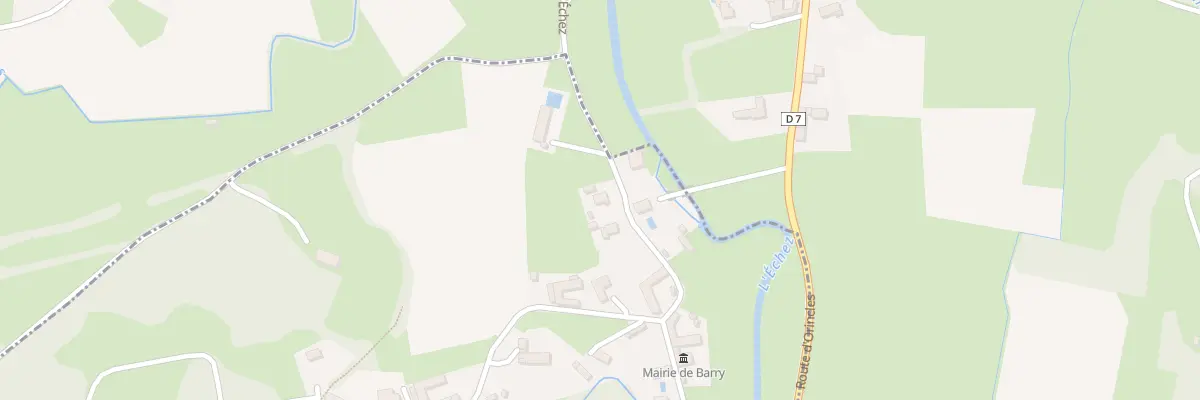 Plan du 7 Rue de l’Echez à Barry