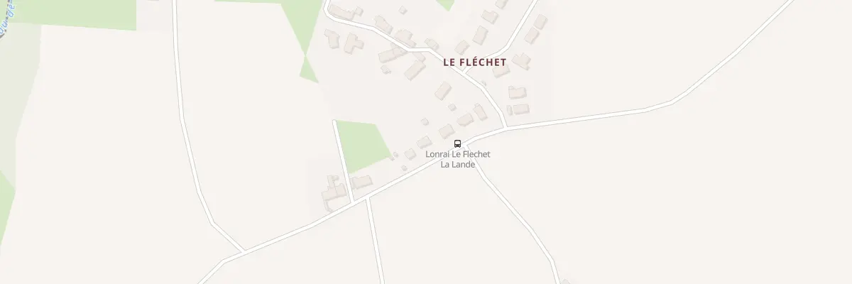 Plan du 8 La Lande à Lonrai