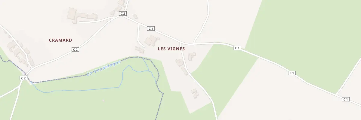 Plan du 23 Cramard à Chalandray