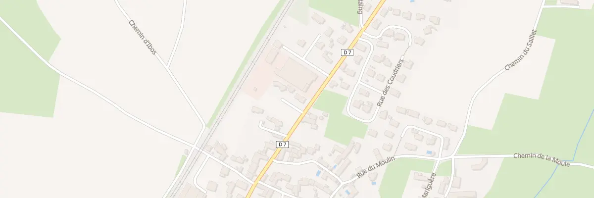 Plan du 23 Av de la Gare à Juillan