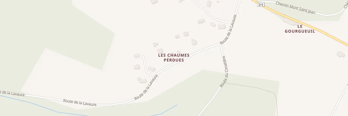 Plan du 44 Les Chaumes Perdues à Saint-Michel-de-Montaigne