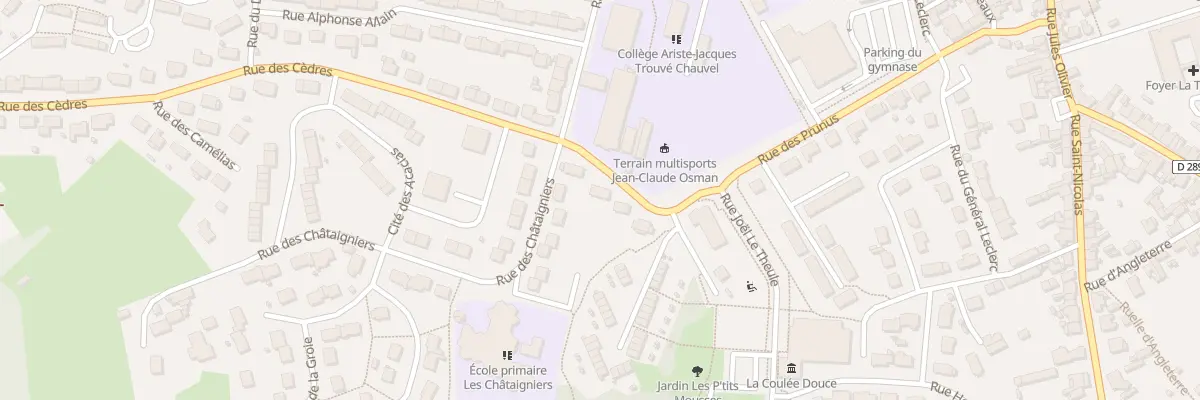 Plan du 21 Rue des Prunus à La Suze-sur-Sarthe