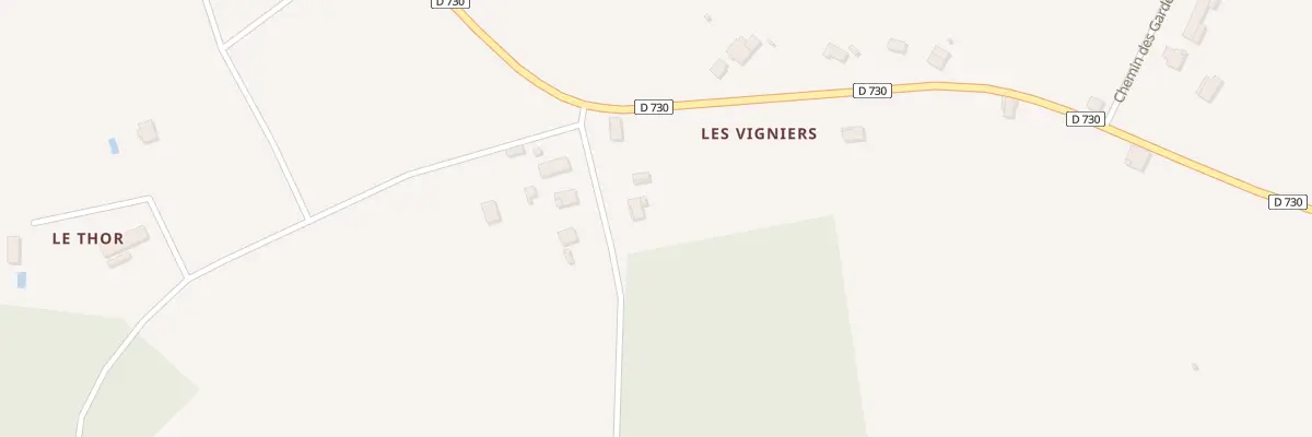 Plan du 1078 Le Vignier à La Roche-Chalais