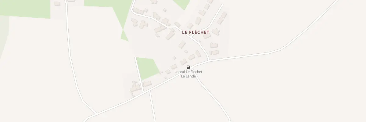 Plan du 6 La Lande à Lonrai