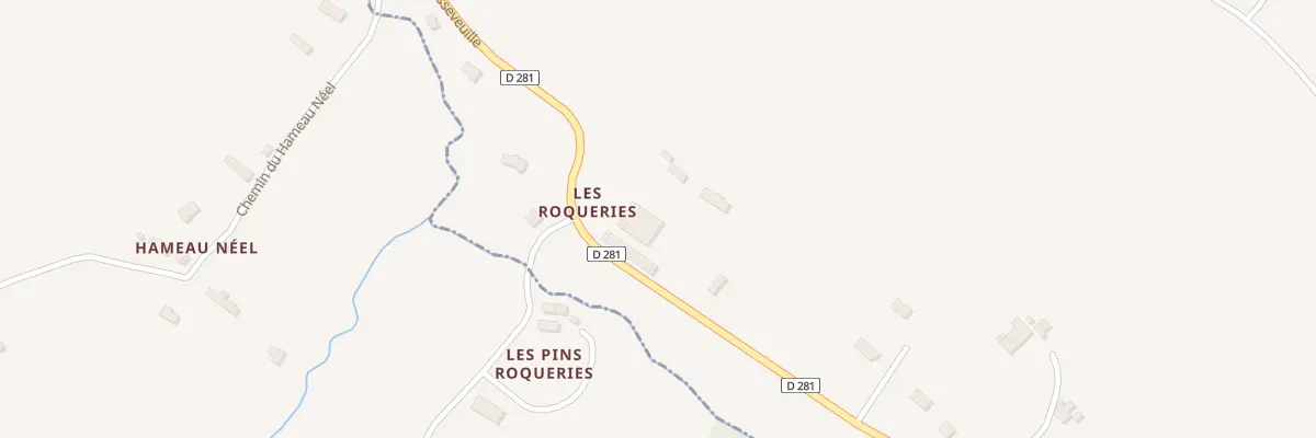 Plan du 5046 Les Roqueries à Danestal