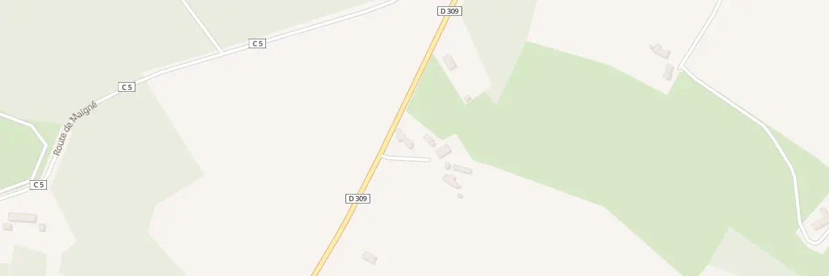 Plan du 37 Rte de Sable à Louplande