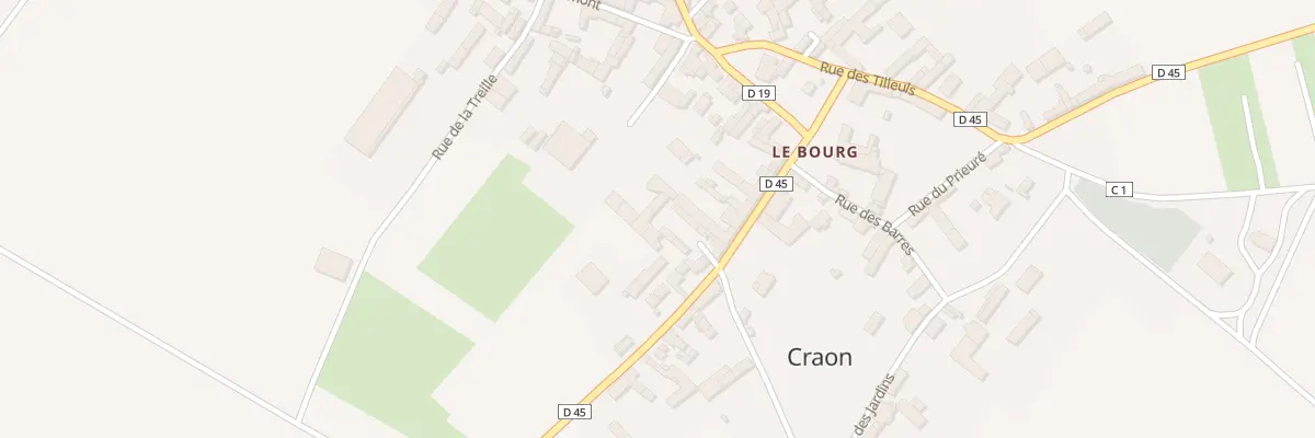 Plan du 1 Imp des Roses à Craon