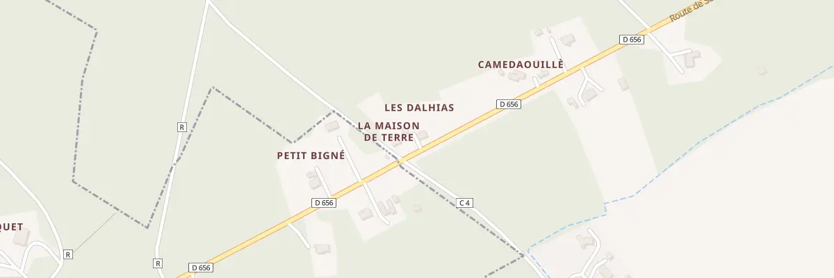 Plan du 1415 Rte de Sos à Escalans
