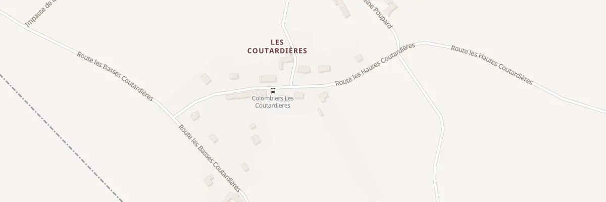 Plan du 3 Rte les Hautes Coutardières à Colombiers