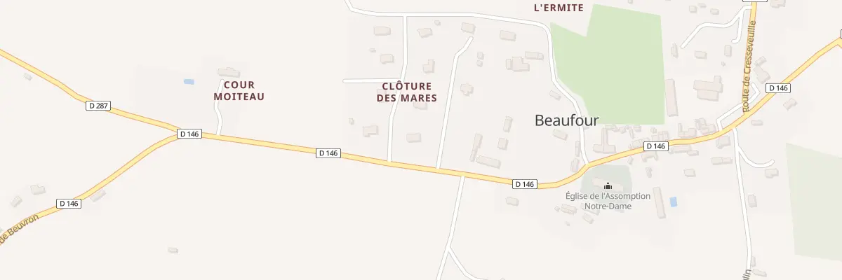 Plan du 30 Rue Clôture des Mares à Beaufour-Druval