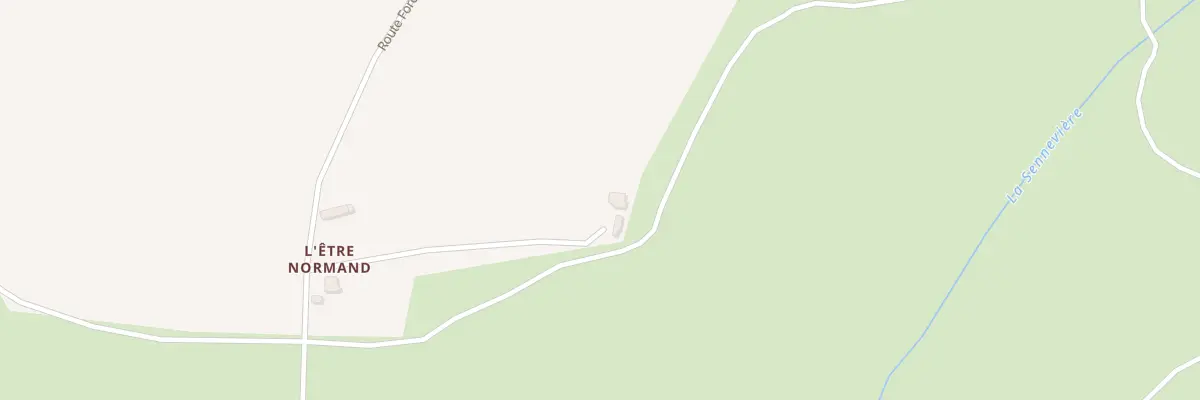 Plan du 3 Rte de l’Être Normand à Tanville
