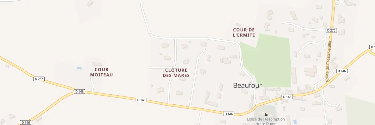 Plan du 112 Rue Clôture des Mares à Beaufour-Druval