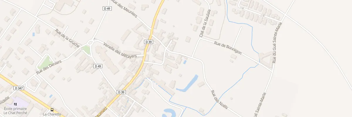 Plan du 14 Rue des Moustiers aux Trois-Moutiers