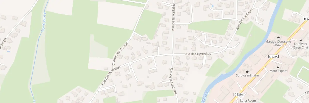 Plan du 30 Rue des Pyrénées à Juillan