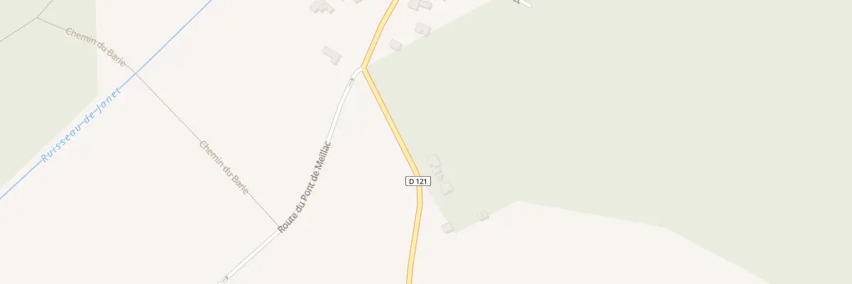Plan du 133 Pont de Meillac-Est à Gours