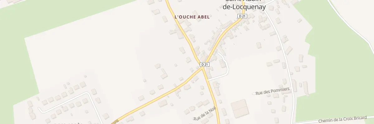 Plan du 3 Rue du Fougeray à Saint-Aubin-de-Locquenay