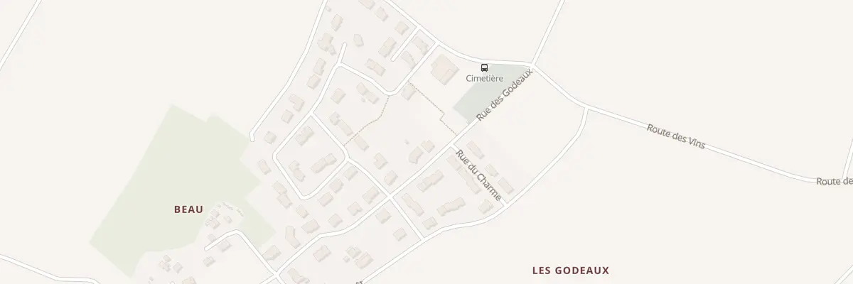 Plan du 3 Rue de Godeaux à Turquant