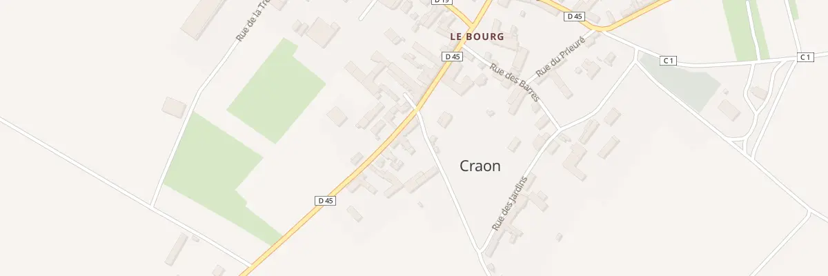 Plan du 2 Rue de la Croix à Craon
