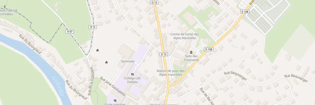 Plan du 25 Rue de L Abbe Lelievre à Fresnay-sur-Sarthe