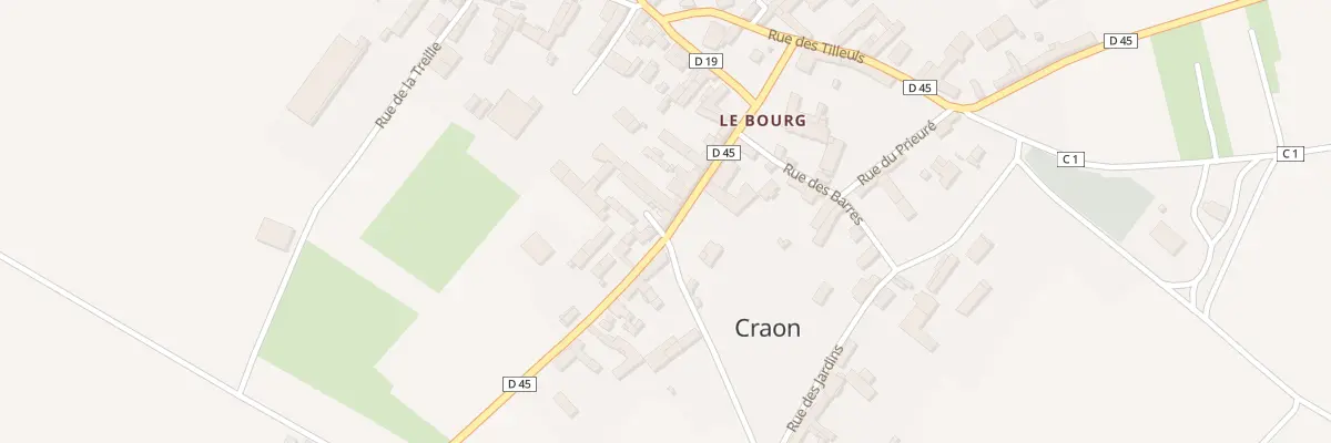 Plan du 10 Rue des Porches à Craon
