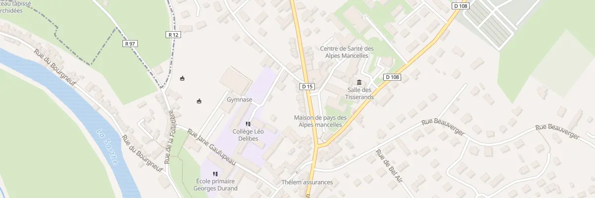 Plan du 17 Rue de L Abbe Lelievre à Fresnay-sur-Sarthe