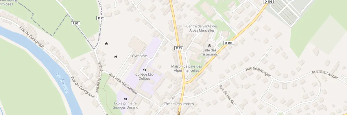 Plan du 15 Rue de L Abbe Lelievre à Fresnay-sur-Sarthe