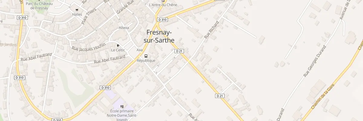 Plan du 6 Pl Pasteur à Fresnay-sur-Sarthe