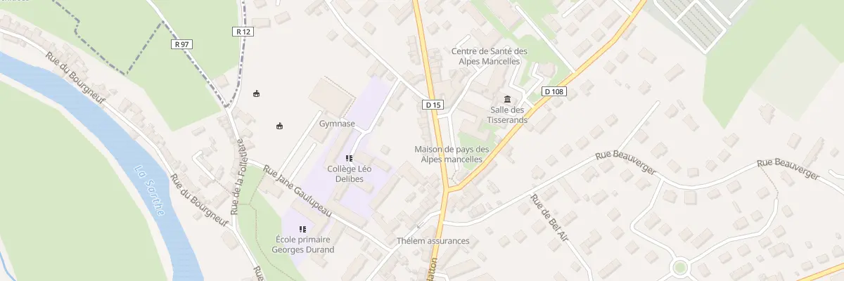 Plan du 9 Rue de L Abbe Lelievre à Fresnay-sur-Sarthe
