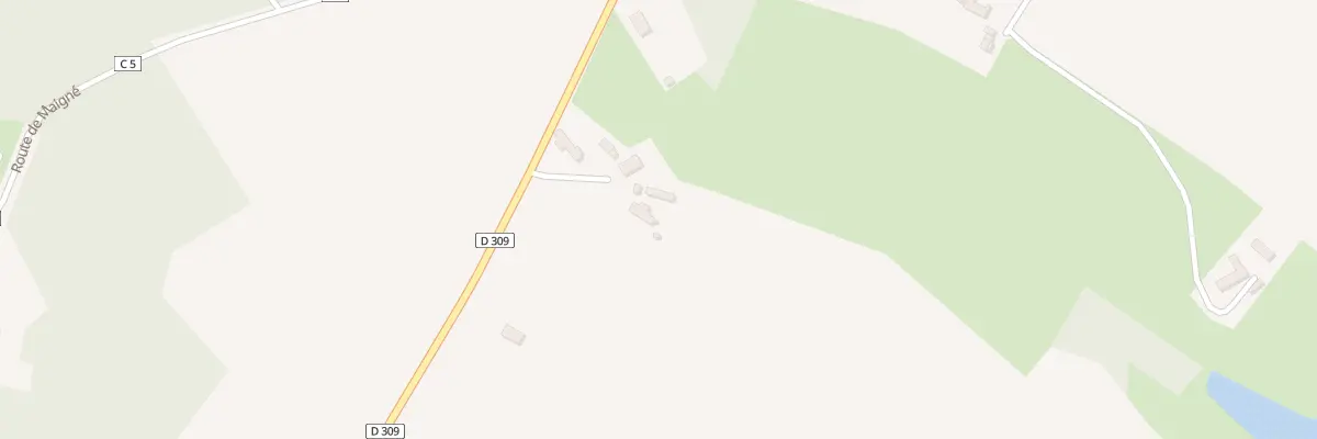 Plan du 39 Rte de Sable à Louplande