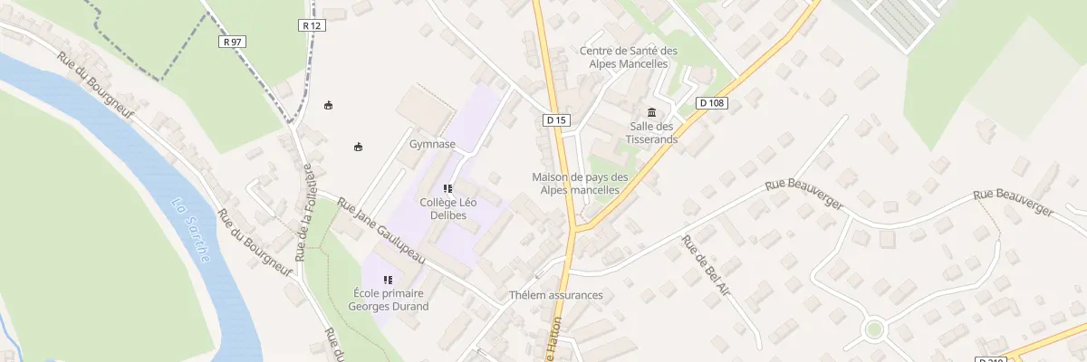 Plan du 5 Rue de L Abbe Lelievre à Fresnay-sur-Sarthe