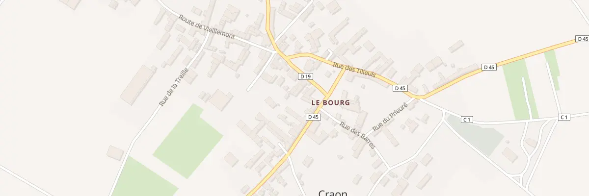 Plan du 2 Rue des Porches à Craon