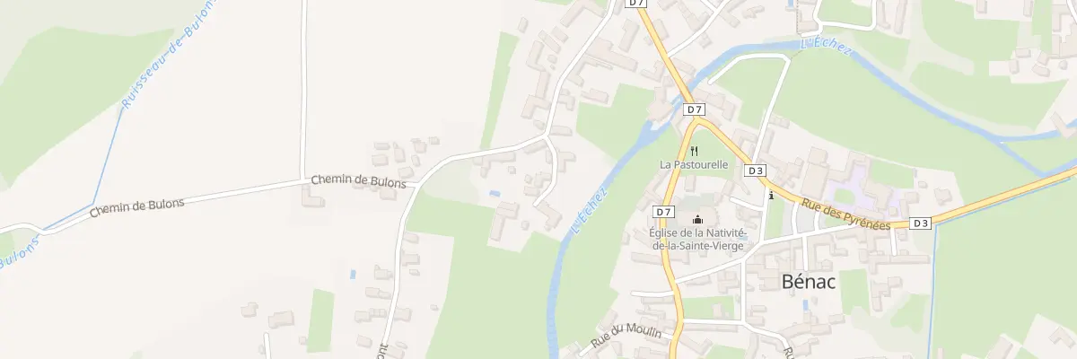 Plan du 4 Imp du Benaques à Bénac