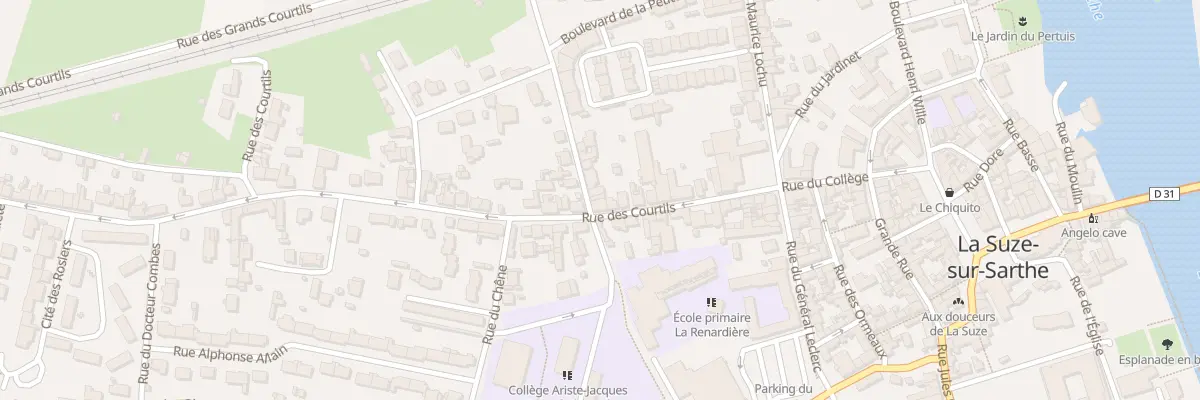 Plan du 36 Rue des Courtils à La Suze-sur-Sarthe