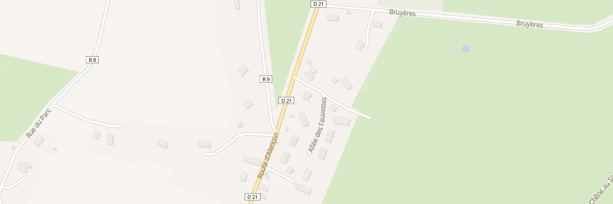 Plan du 2 All des Fauvettes à Boëssé-le-Sec